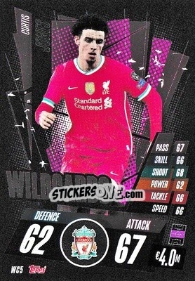 Sticker Curtis Jones - UEFA Champions League 2020-2021. Match Attax - Topps