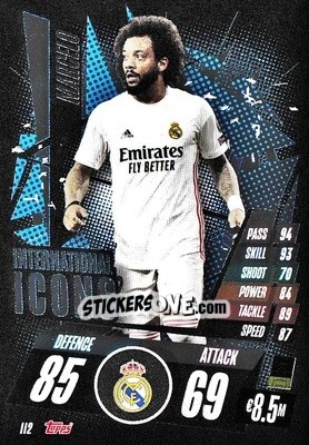 Cromo Marcelo - UEFA Champions League 2020-2021. Match Attax - Topps