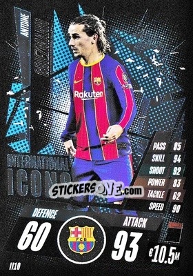 Sticker Antoine Griezmann - UEFA Champions League 2020-2021. Match Attax - Topps