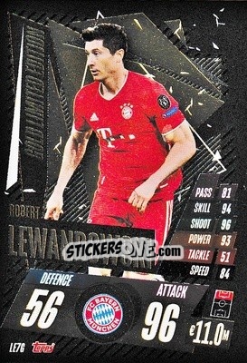 Figurina Robert Lewandowski - UEFA Champions League 2020-2021. Match Attax - Topps