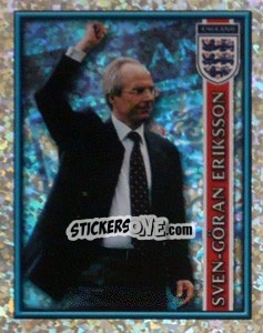 Cromo Sven-Göran Eriksson - England 2002 - Merlin