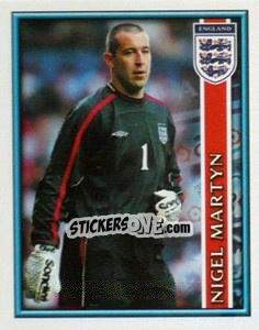 Sticker Nigel Martyn - England 2002 n. 7 - Merlin