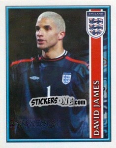 Sticker David James - England 2002 n. 8 - Merlin