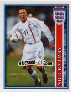 Sticker Nick Barmby - England 2002 n. 18 - Merlin