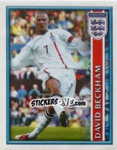 Cromo David Beckham - England 2002 - Merlin