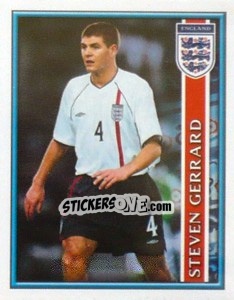Sticker Steven Gerrard - England 2002 n. 24 - Merlin