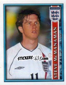 Sticker Steve McManaman - England 2002 n. 25 - Merlin