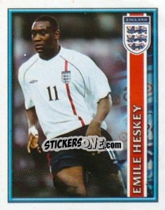 Cromo Emile Heskey - England 2002 - Merlin