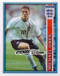 Sticker Michael Owen - England 2002 n. 30 - Merlin