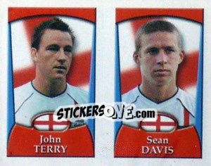 Sticker John Terry / Sean Davis  - England 2002 n. 35 - Merlin