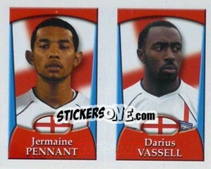Sticker Jermaine Pennant / Darius Vassell  - England 2002 n. 37 - Merlin