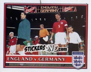 Sticker England v Germany - England 2002 - Merlin