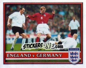 Sticker England v Germany - England 2002 n. 40 - Merlin