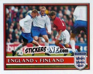 Sticker England v Finland - England 2002 - Merlin