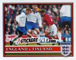 Sticker England v Finland - England 2002 n. 41 - Merlin