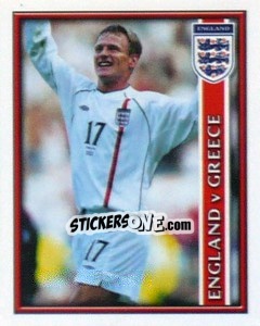 Sticker England v Greece - England 2002 n. 44 - Merlin