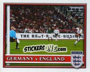 Sticker Germany v England - England 2002 n. 48 - Merlin