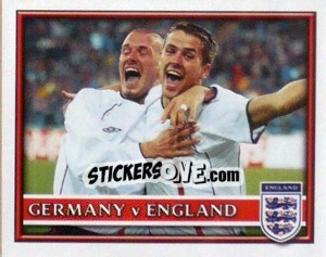 Sticker Germany v England - England 2002 - Merlin