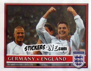 Cromo Germany v England - England 2002 - Merlin