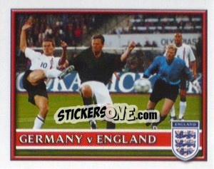 Sticker Germany v England - England 2002 n. 51 - Merlin