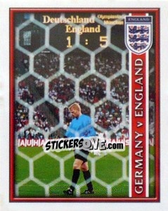 Sticker Germany v England - England 2002 - Merlin