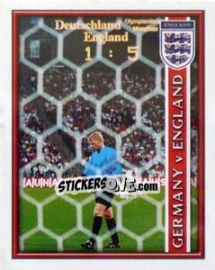 Sticker Germany v England - England 2002 n. 54 - Merlin
