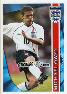 Sticker Michael Owen - England 2002 n. 61 - Merlin