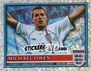 Cromo Michael Owen - England 2002 - Merlin