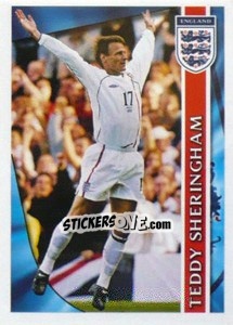 Sticker Teddy Sheringham - England 2002 n. 64 - Merlin