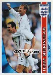 Sticker Teddy Sheringham - England 2002 n. 65 - Merlin