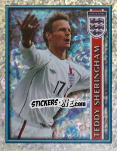 Sticker Teddy Sheringham - England 2002 n. 66 - Merlin