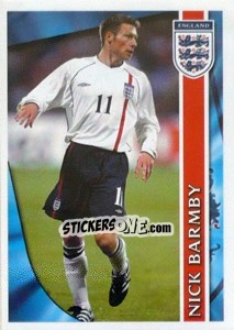 Sticker Nick Barmby - England 2002 n. 68 - Merlin