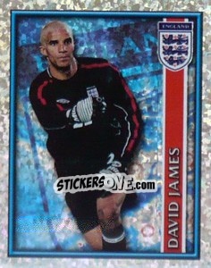 Sticker David James - England 2002 n. 70 - Merlin