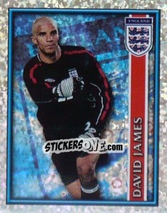 Cromo David James - England 2002 - Merlin