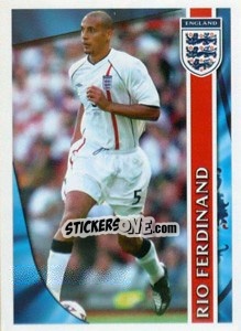 Sticker Rio Ferdinand - England 2002 n. 72 - Merlin