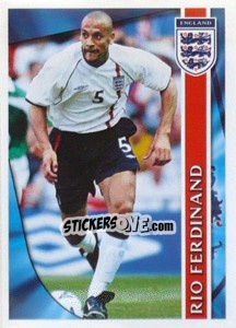 Sticker Rio Ferdinand - England 2002 n. 73 - Merlin
