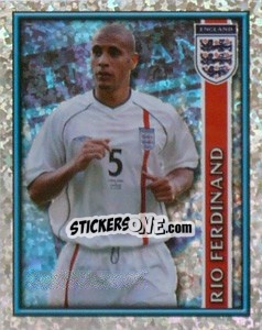 Sticker Rio Ferdinand - England 2002 - Merlin