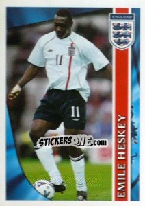 Sticker Emile Heskey - England 2002 n. 76 - Merlin