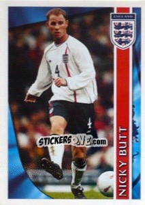 Sticker Nicky Butt - England 2002 n. 77 - Merlin