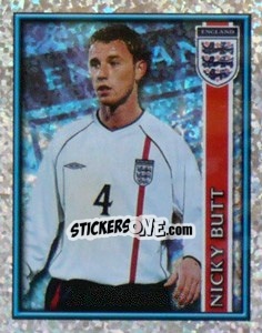 Sticker Nicky Butt - England 2002 n. 78 - Merlin