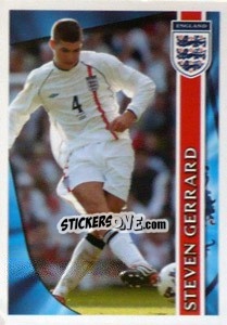 Sticker Steven Gerrard - England 2002 n. 80 - Merlin