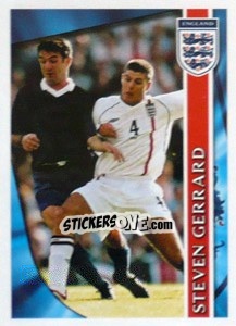 Sticker Steven Gerrard - England 2002 n. 81 - Merlin