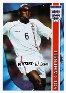 Sticker Sol Campbell - England 2002 n. 84 - Merlin