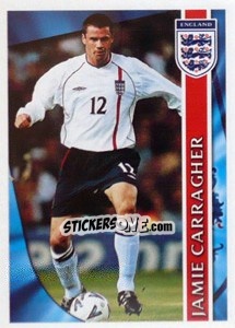 Cromo Jamie Carragher - England 2002 - Merlin