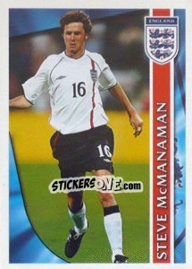 Sticker Steve McManaman - England 2002 n. 100 - Merlin