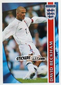 Sticker David Beckham - England 2002 n. 104 - Merlin
