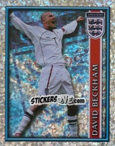 Cromo David Beckham - England 2002 - Merlin