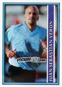 Cromo Juan Sebastian Veron - England 2002 - Merlin