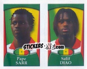 Cromo Sarr / Diao  - England 2002 - Merlin