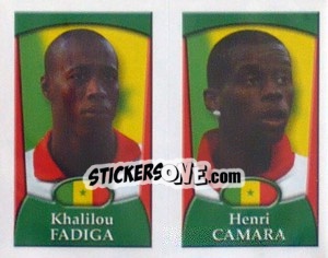 Sticker Fadiga / Camara  - England 2002 n. 128 - Merlin